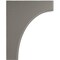 Ekena Millwork 3 1/2"W x 8"D x 10"H Clarksville Wood Vintage Decor Bracket, Reclaimed Grey BKTWD04X08X10CVGY - alternate 2